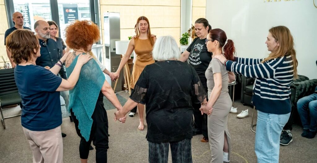 Participants in the School of Mysticism in Practice at Club NATURAMEDICIN in Prague
